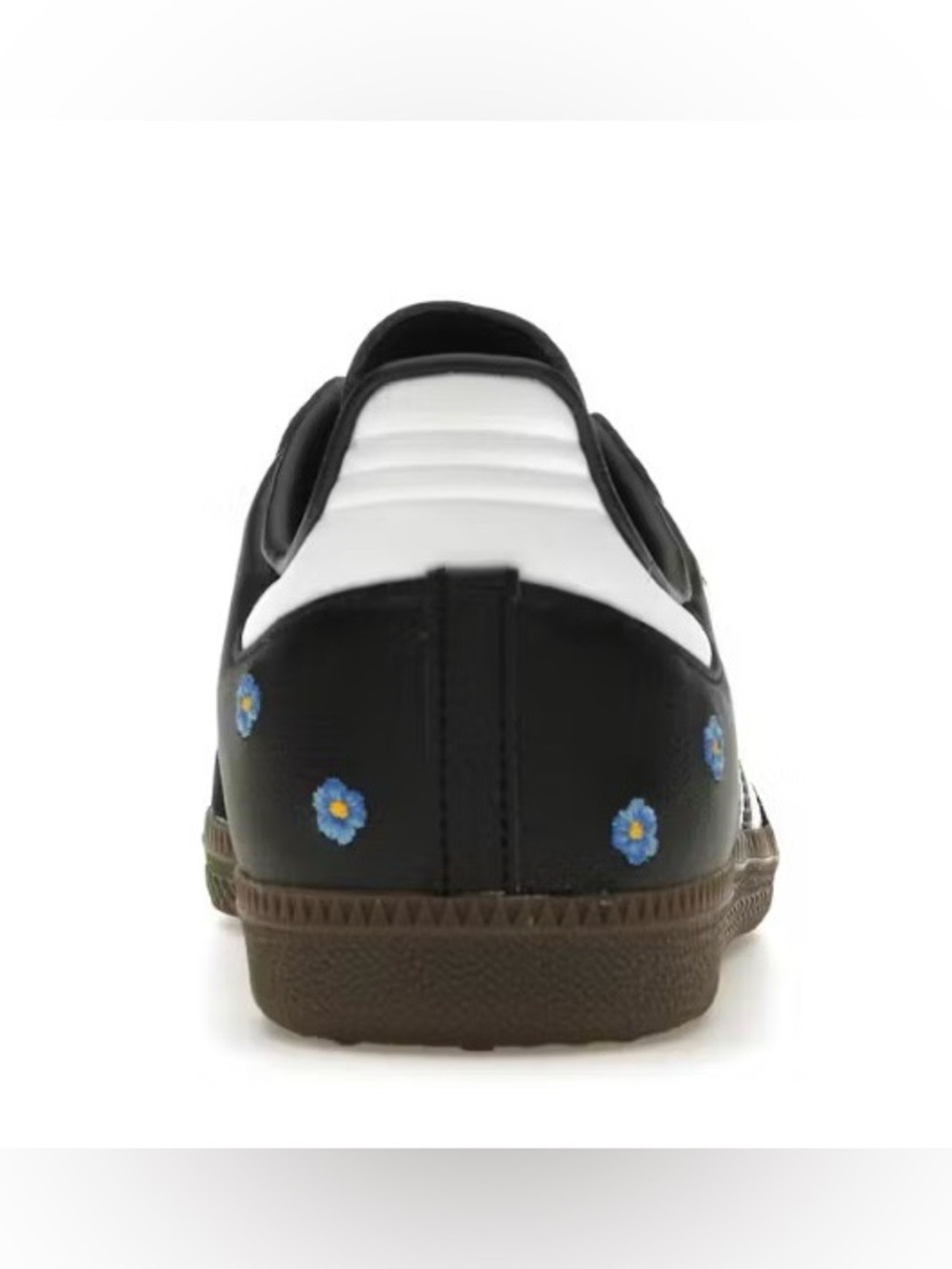 NEW [adidas] Samba Blue Floral Black Classic Low-Top Sneakers Shoes Women’s 6 - Picture 4 of 16